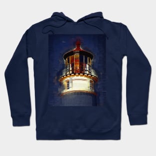 Umpqua Lighthouse in Gothic Hoodie